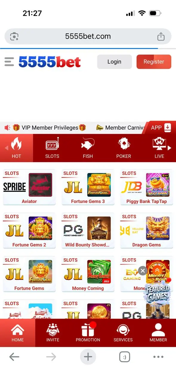 5555BET Game
